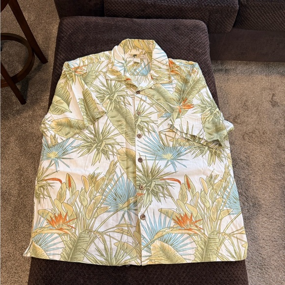 Joe marlin Tropical Print Button-Up Shirt, men’s, size XL - Picture 1 of 6